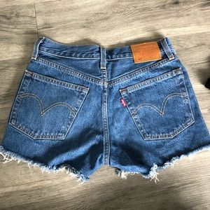 Levi’s 501 high rise shorts
